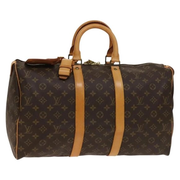 LOUIS VUITTON Monogram Keepall 45 Boston Bag M41428 LV Auth 139474 - Picture 2 of 16
